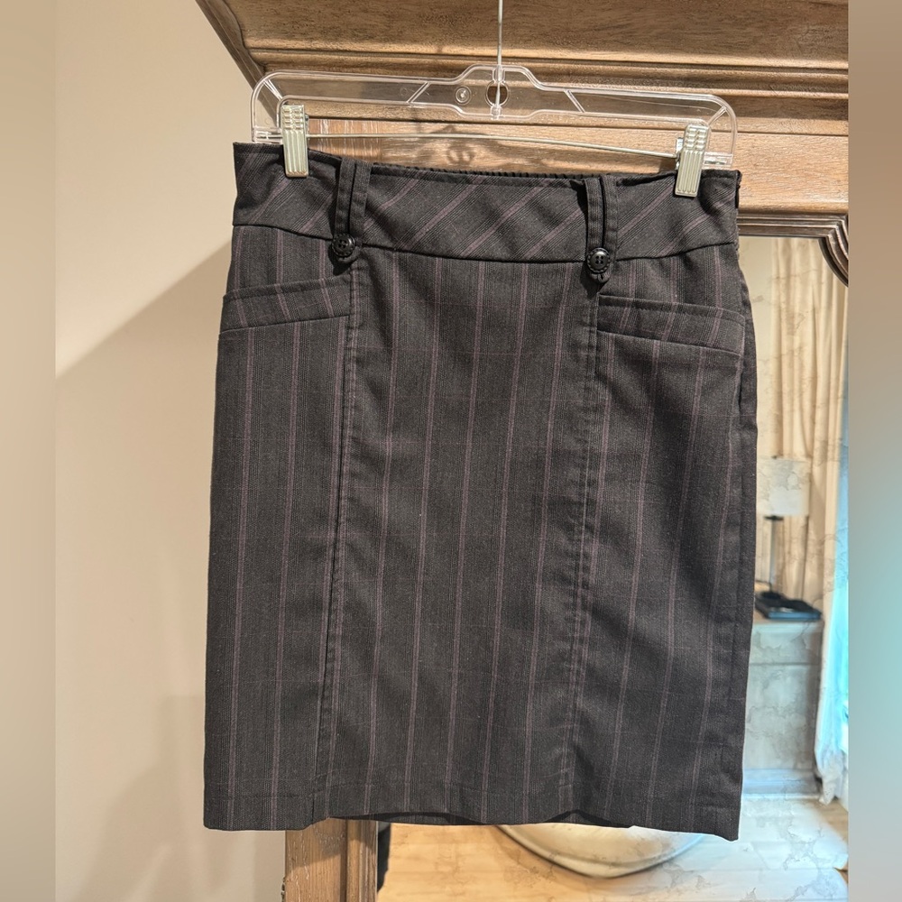 Soulmates Black Pencil Skirt Knee-Length Workwear-juniors